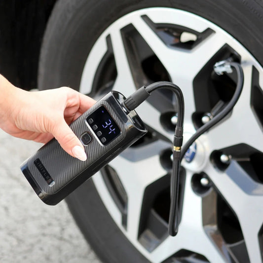 AirPro Go Portable Air Compressor, Power Bank, and Flashlight Bundle with Cable