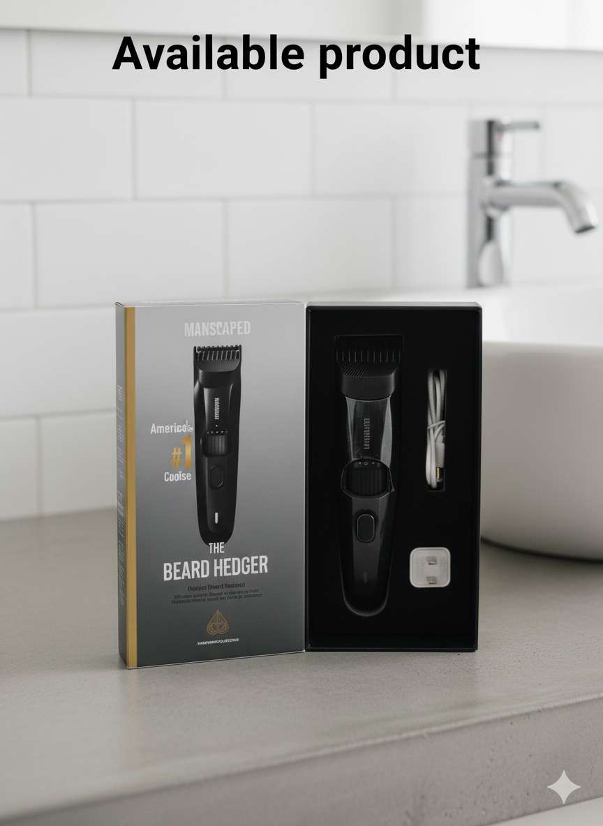 MANSCAPED® The Beard Hedger™ – Electric Beard Trimmer