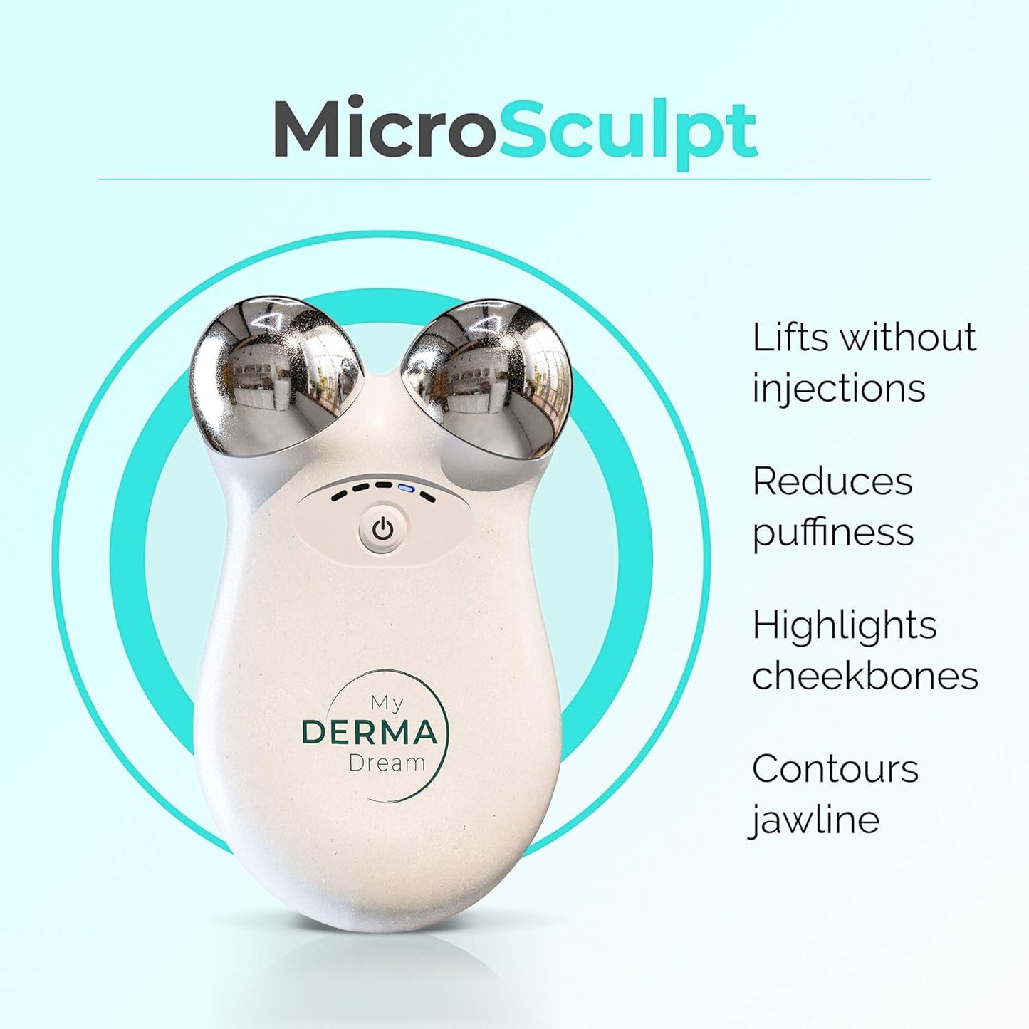My Derma Dream MicroSculpt Microcurrent Facial Device - Instant Face Lift