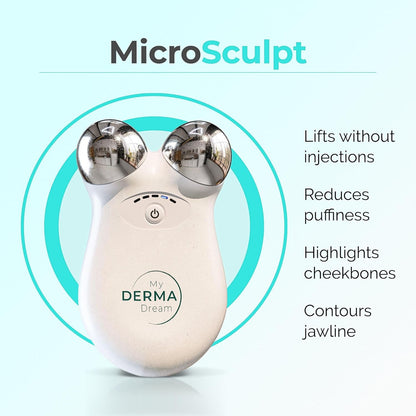 My Derma Dream MicroSculpt Microcurrent Facial Device - Instant Face Lift