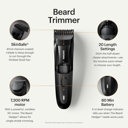 MANSCAPED® The Beard Hedger™ – Electric Beard Trimmer