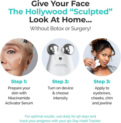 My Derma Dream MicroSculpt Microcurrent Facial Device - Instant Face Lift